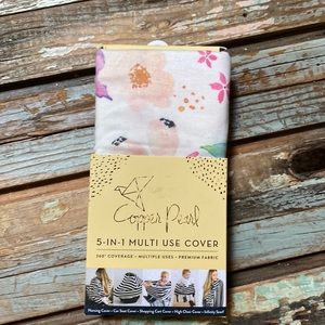 🆕 Copper Pearl 5in1 multi use cover Bloom Print